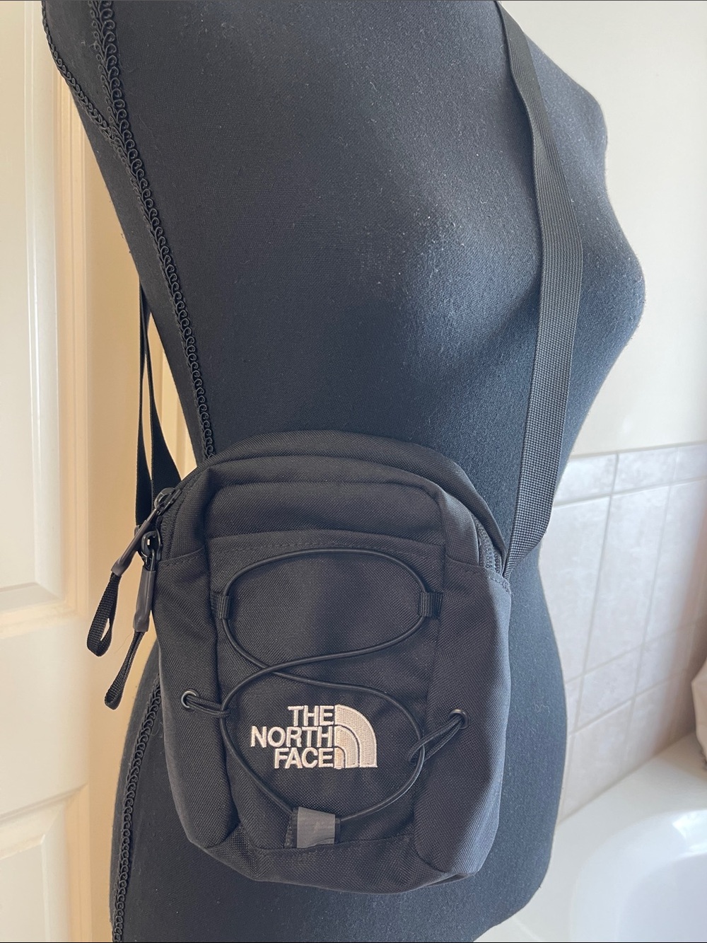 The North Face Black Compact Belt Bag with Front Bungee